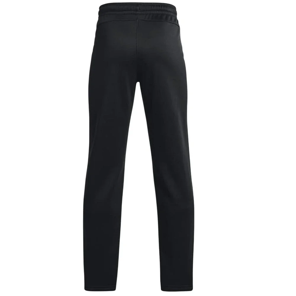 Under Armour Boys Black Fleece Joggers Loose Fit Athletic Pants Youth Large YL